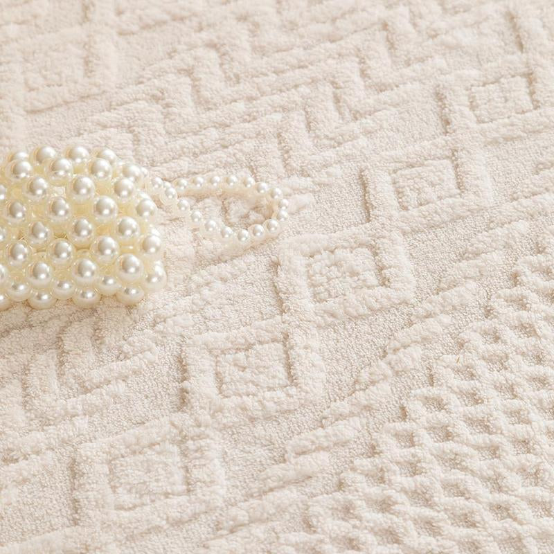 Solid Color Sofa Cover: Non-Slip Sofa Slipcover, Soft Sofa Towel & Comfortable Throw Pillowcase, Sofa Protector for Home Living Room